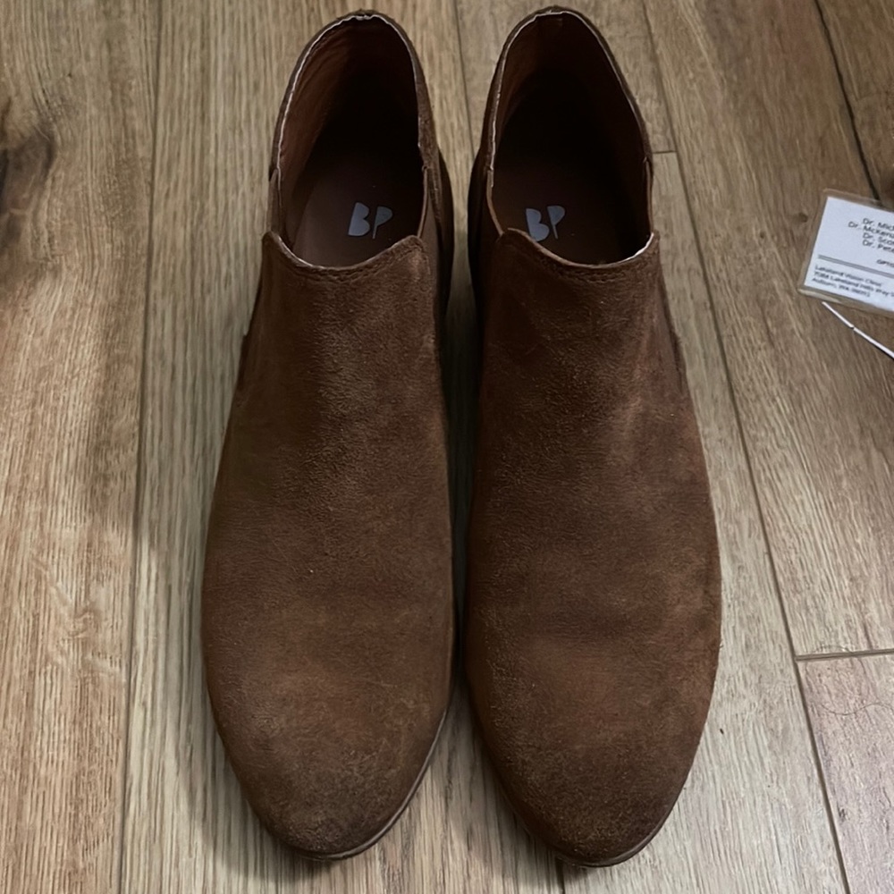 EUC Nordstrom BP suede booties